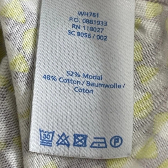 Boden Casual Weekend Jersey Dress Green Grey Pattern Size 4P - Picture 4 of 6